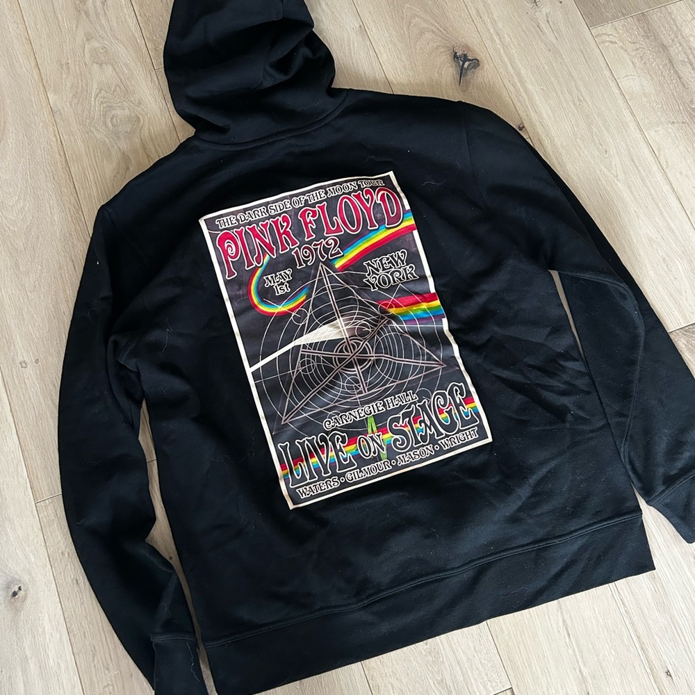 Pink Floyd Black Graphic Hoodie